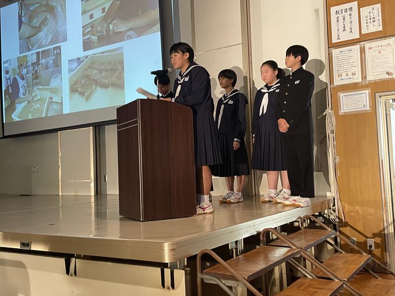 総合学習発表（２年）