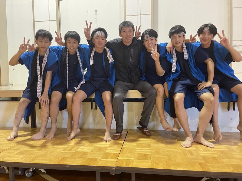 男子バレー部３年生