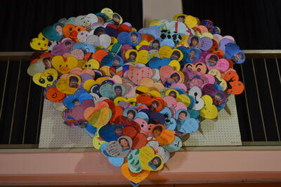 みんなで作ったビッグアート